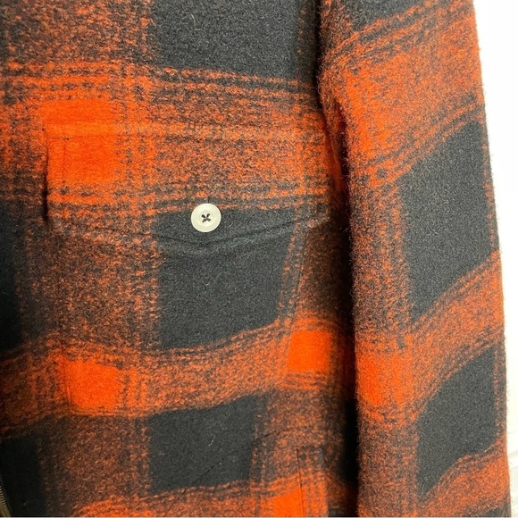 REI Co-op Farlands Shirt Jacket in Lake Plaid Black Copper Spice Mens XL - Picture 4 of 12